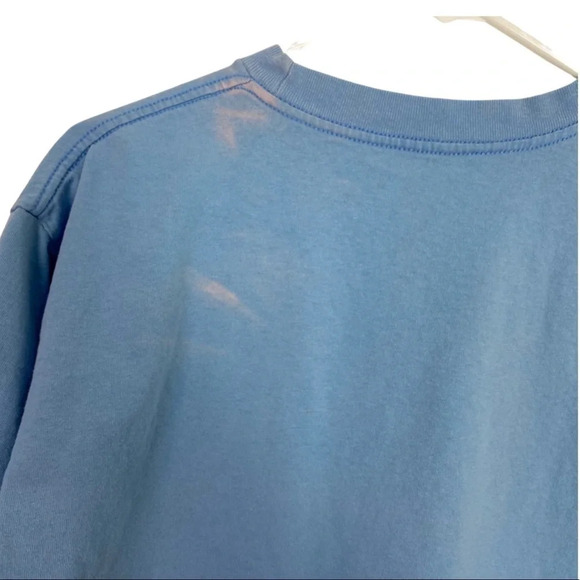 Vintage 90s Hilarious Gamer Tshirt Light Blue Unisex Size Medium Tee T-Shirt - Picture 10 of 12